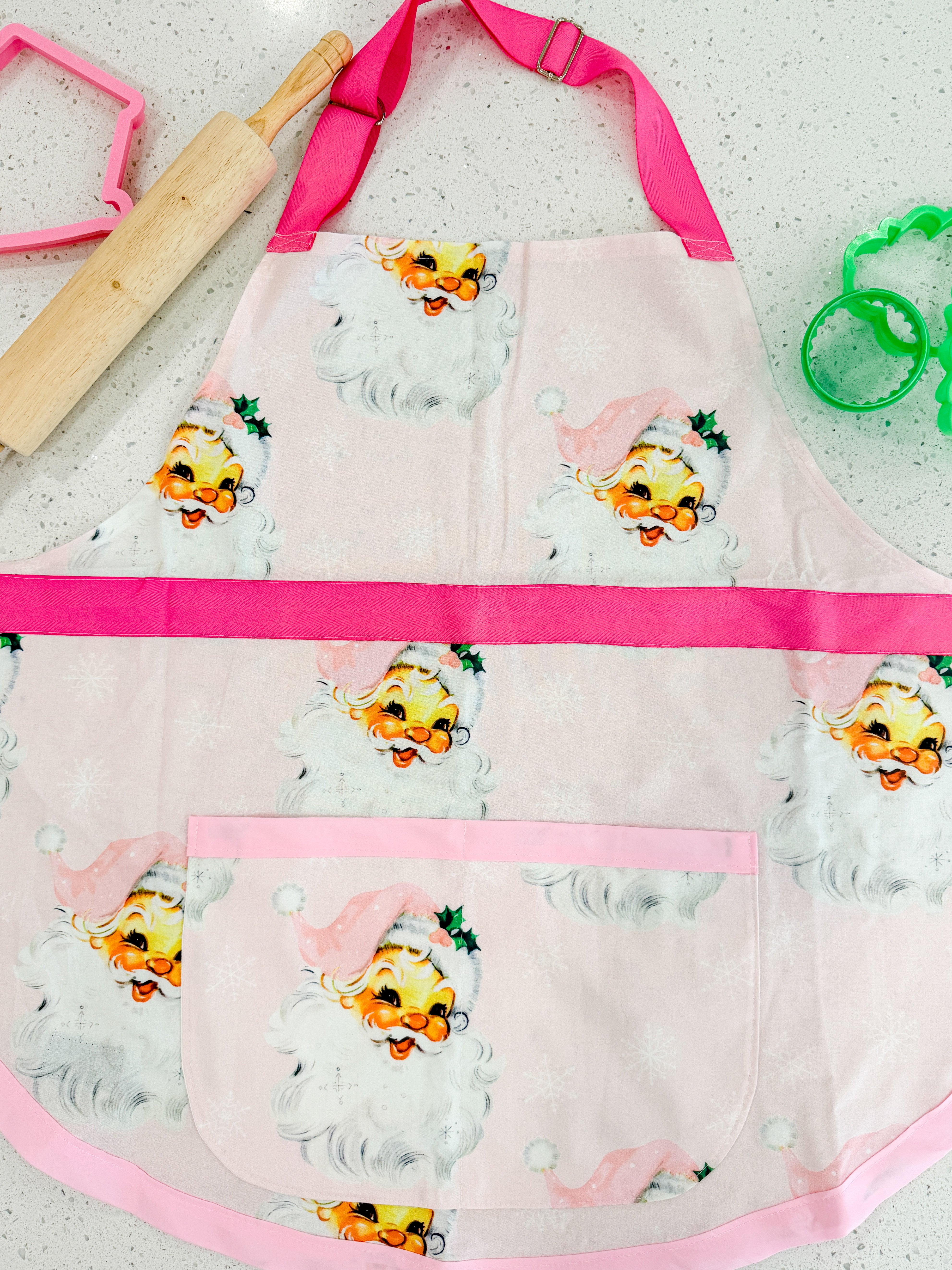 Sugarplum Santa Apron - Adult