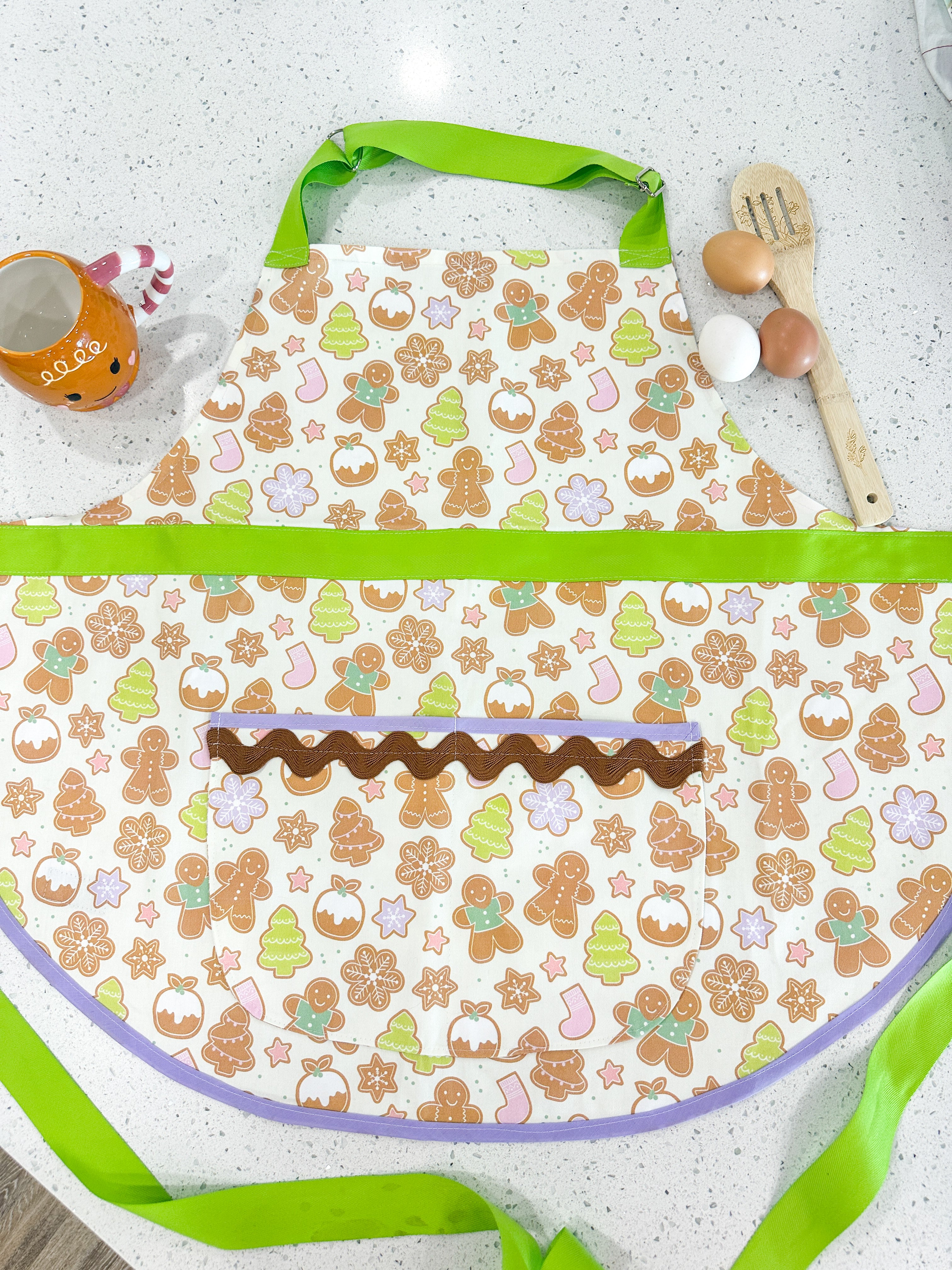Gingerbread Dreams Apron  - Adult