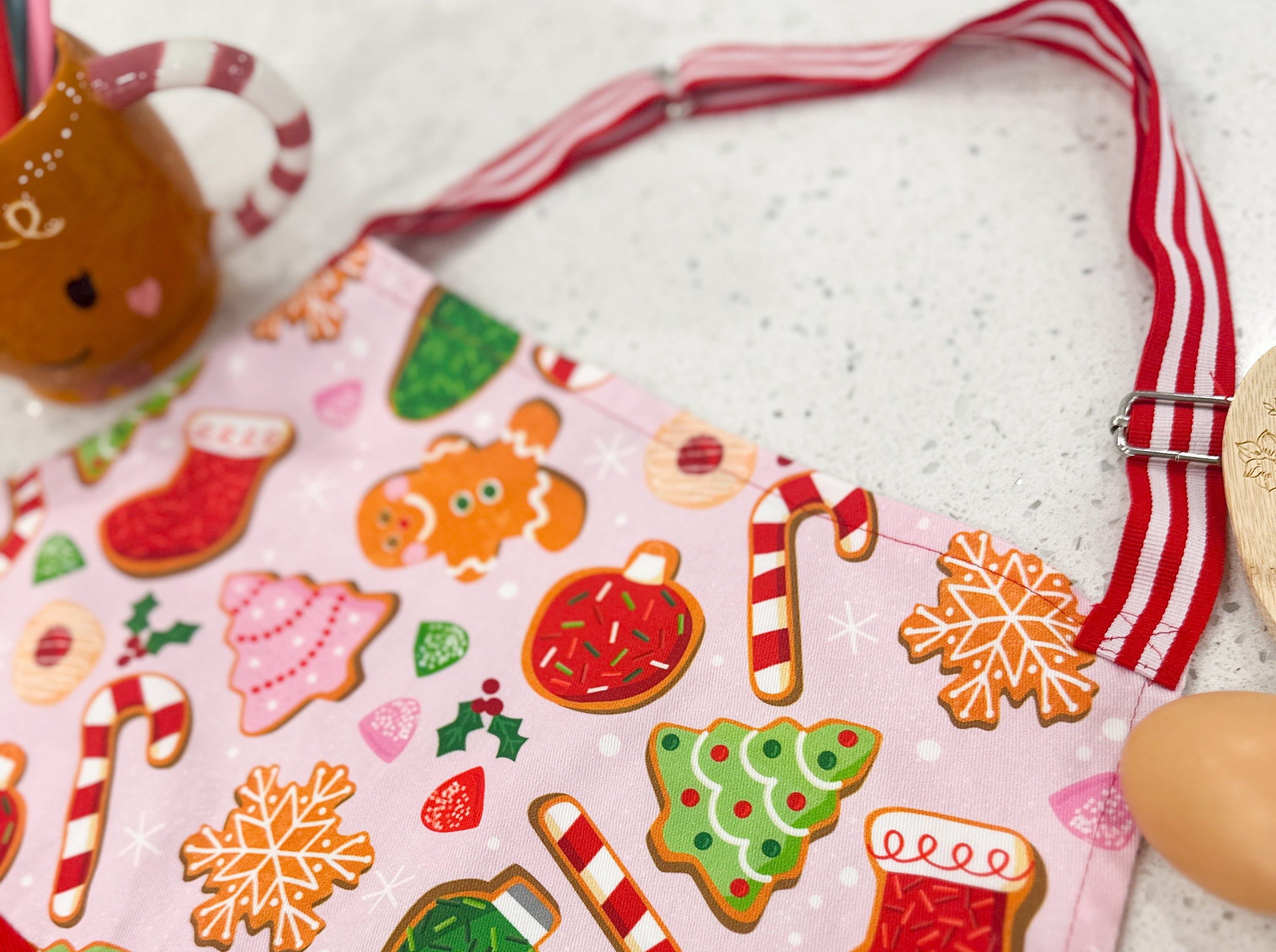 Mrs. Claus Cookie Apron - Adult